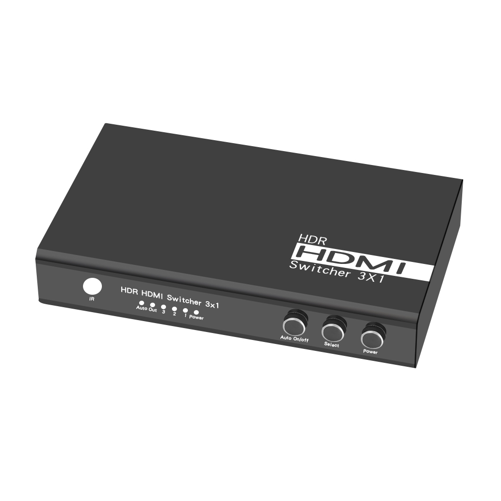 VK-S3 18G HDR HDMI Switch 3x1 with auto on/off