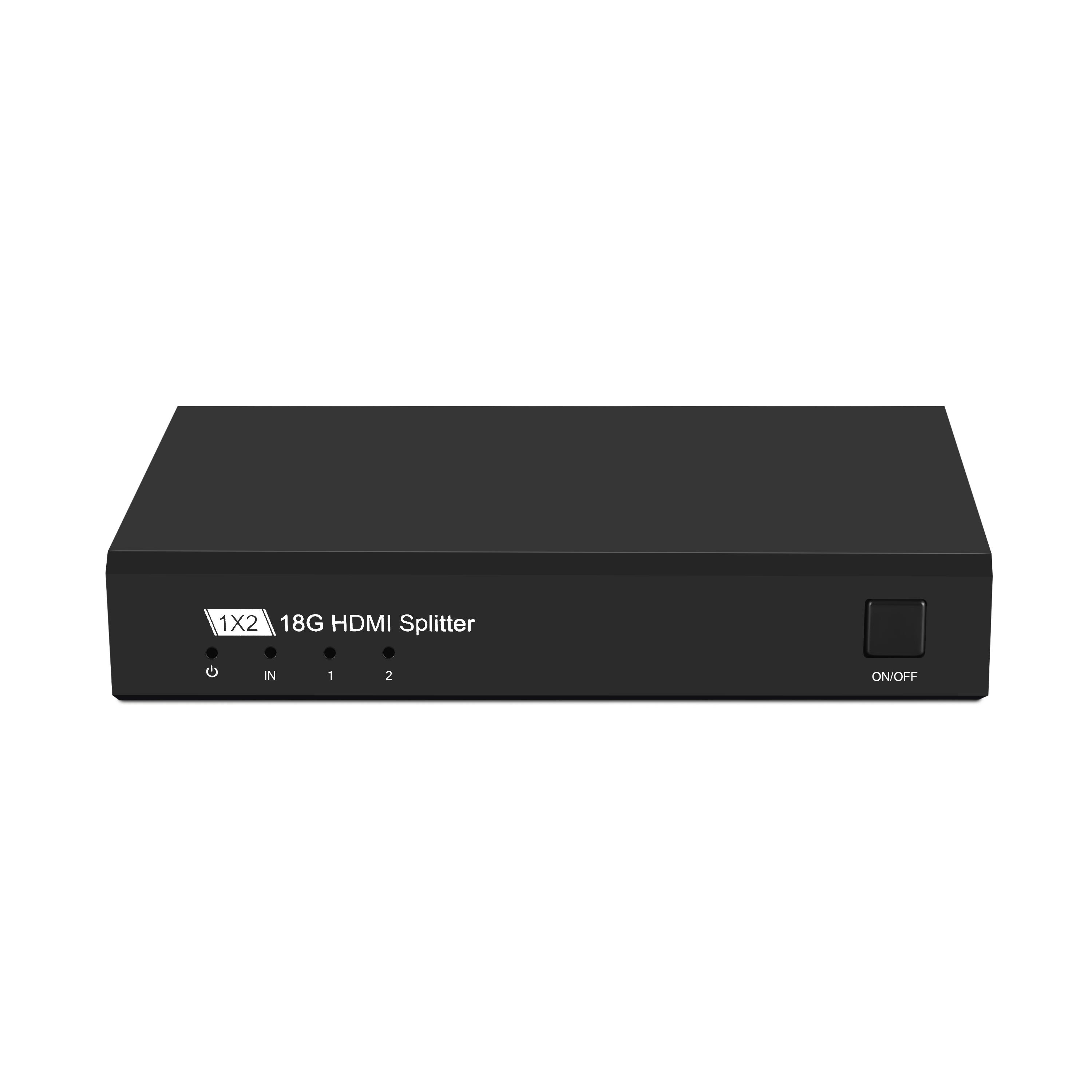 VK-S12 18G HDR 1x2 HDMI Splitter